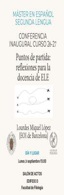 Acto de apertura del curso